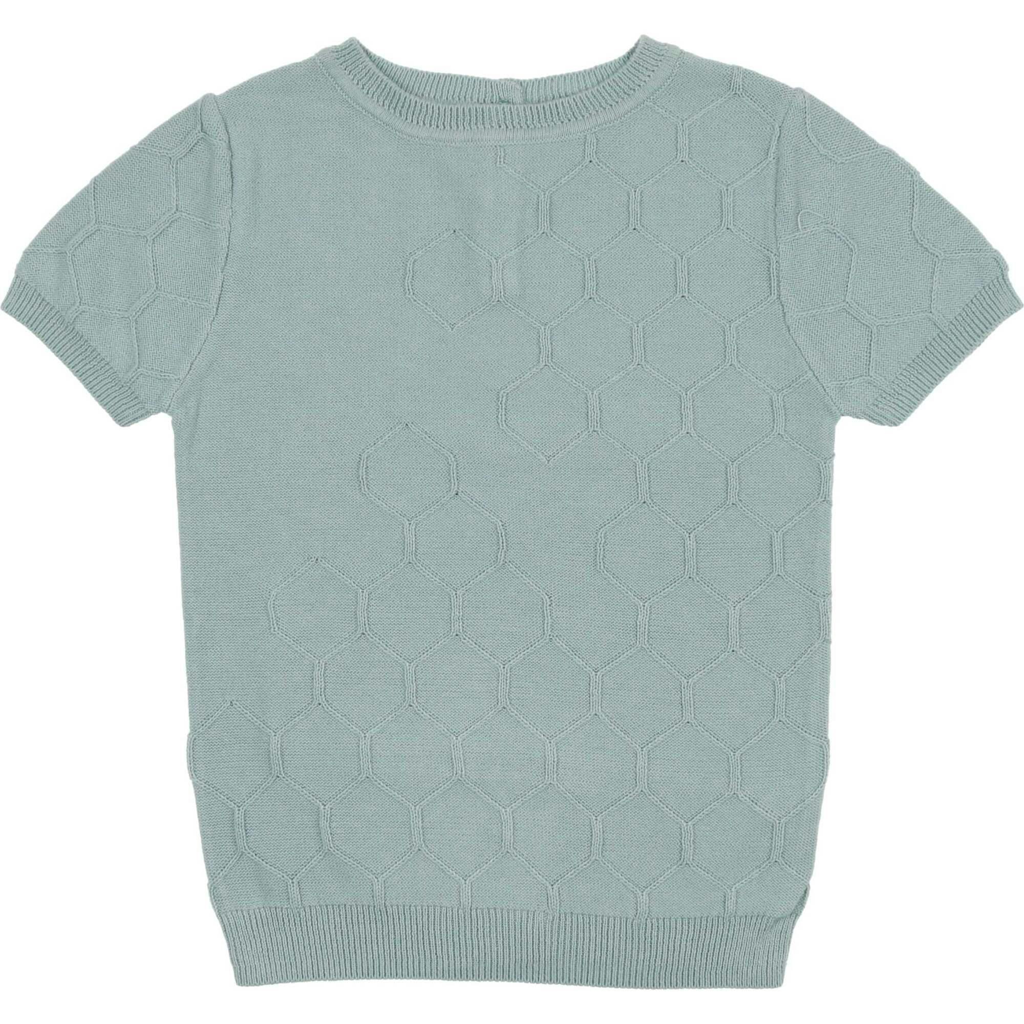 Boys Honeycomb Knit Shirt