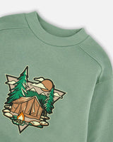 French Terry Sweatshirt Pale Green