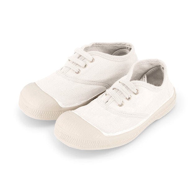 BENSIMON Kids -  Laces Tennis Shoes - White