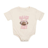 Game Day Sequin Patch Short Sleeve Romper