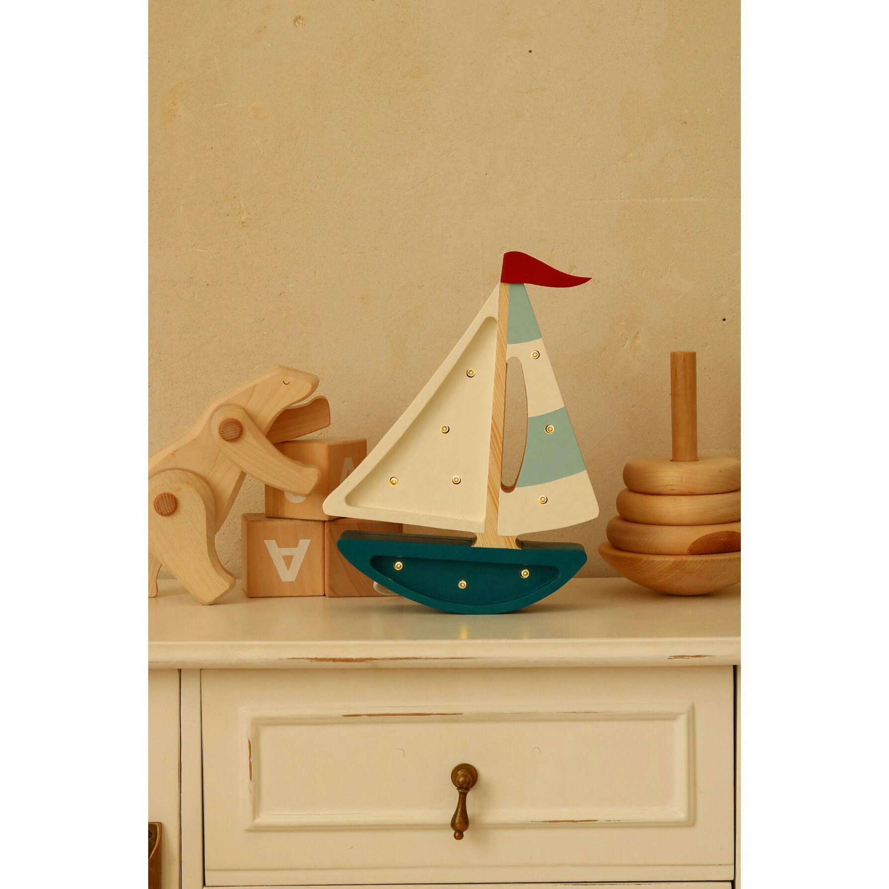 Mini Sailboat Lamp
