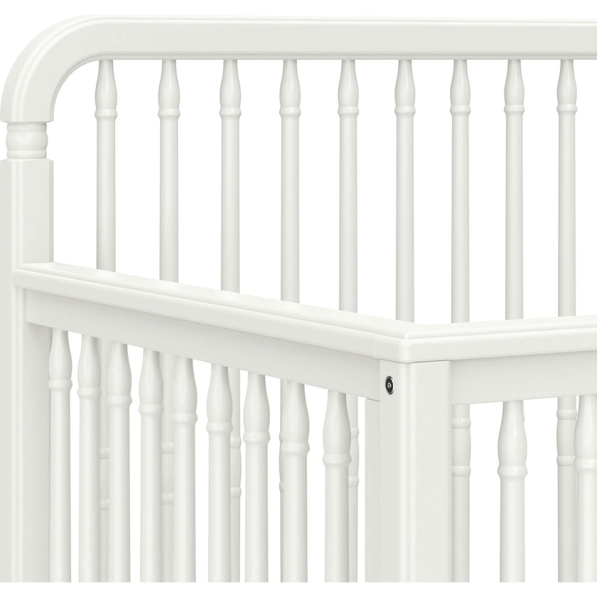 Liberty 4-in-1 Convertible Spindle Crib in Warm White