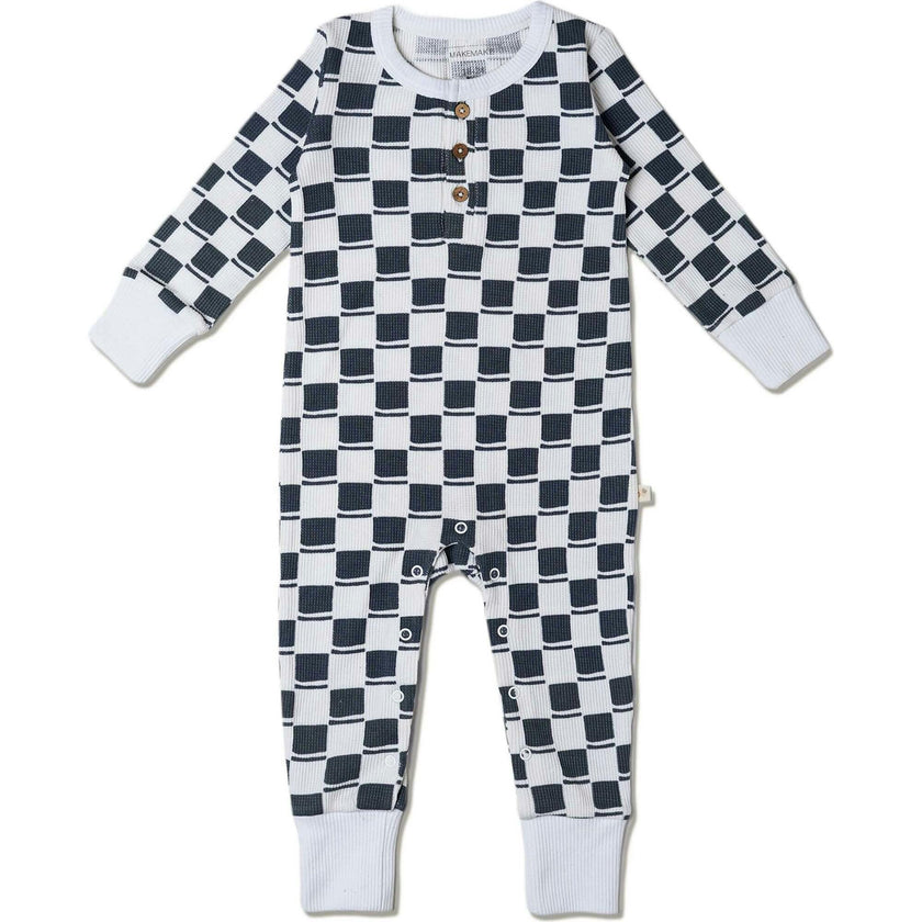 Organic Button Romper