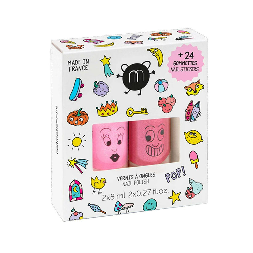 POP Polish and Nail Stickers Set