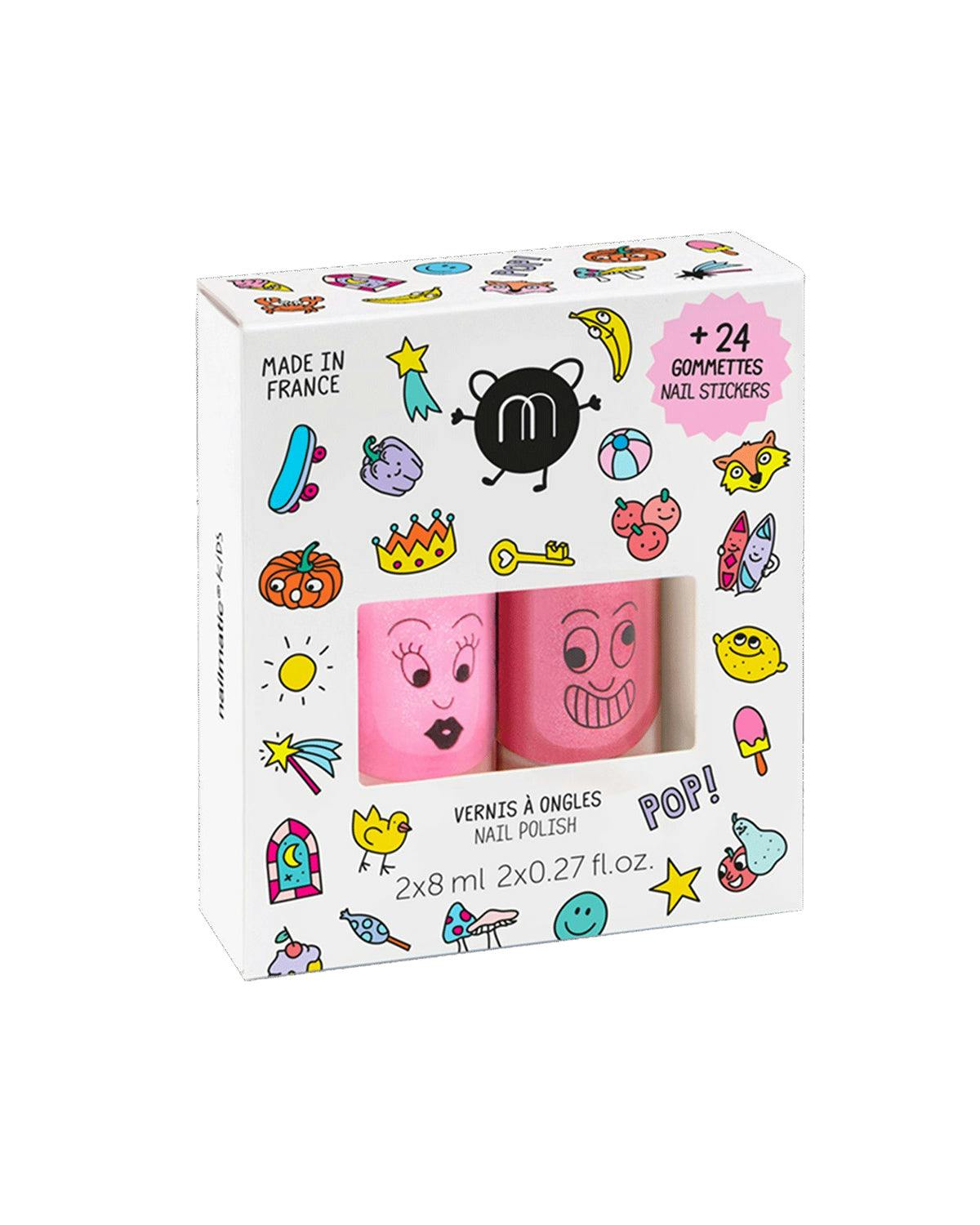 POP Polish and Nail Stickers Set
