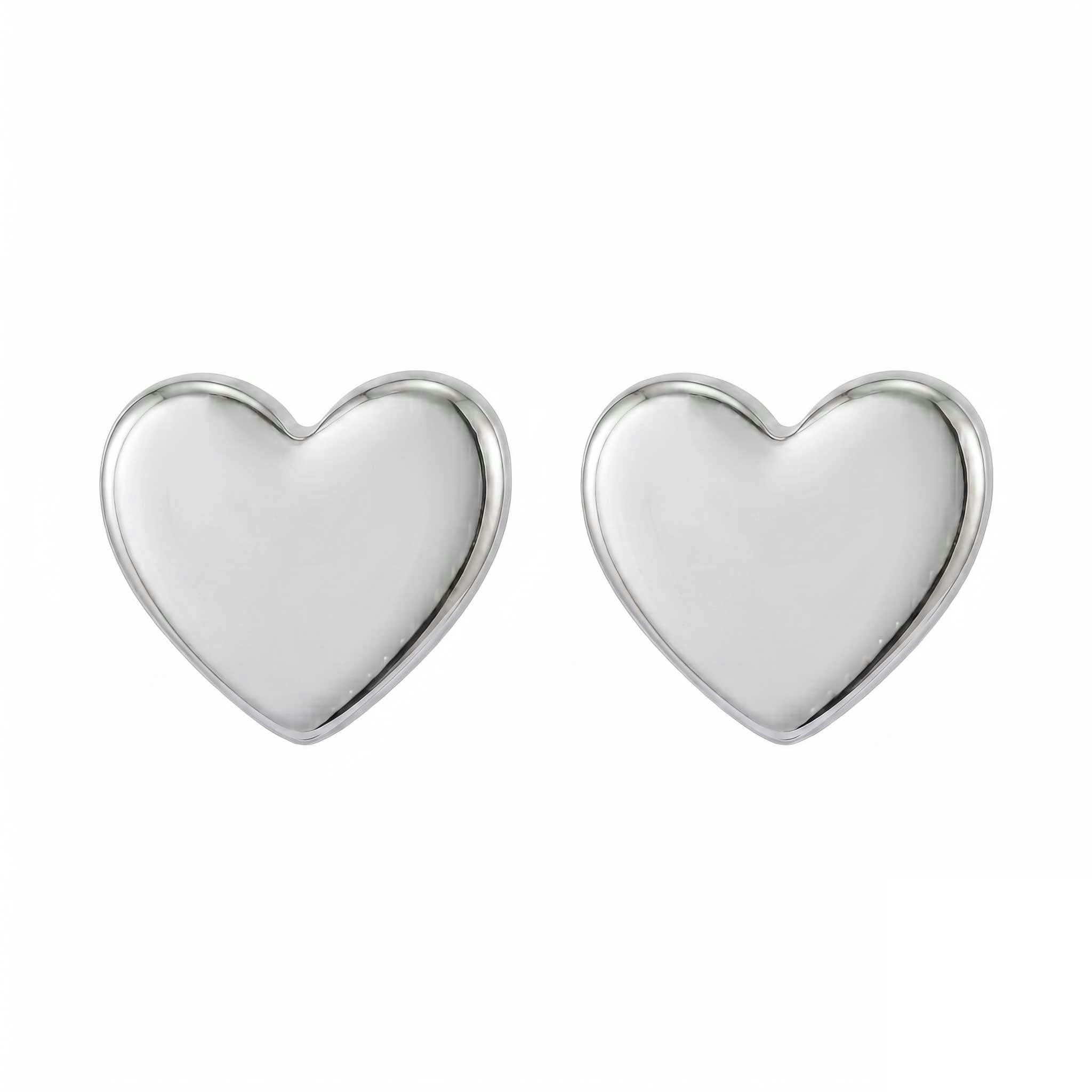 Tiny Heart Stud Earrings