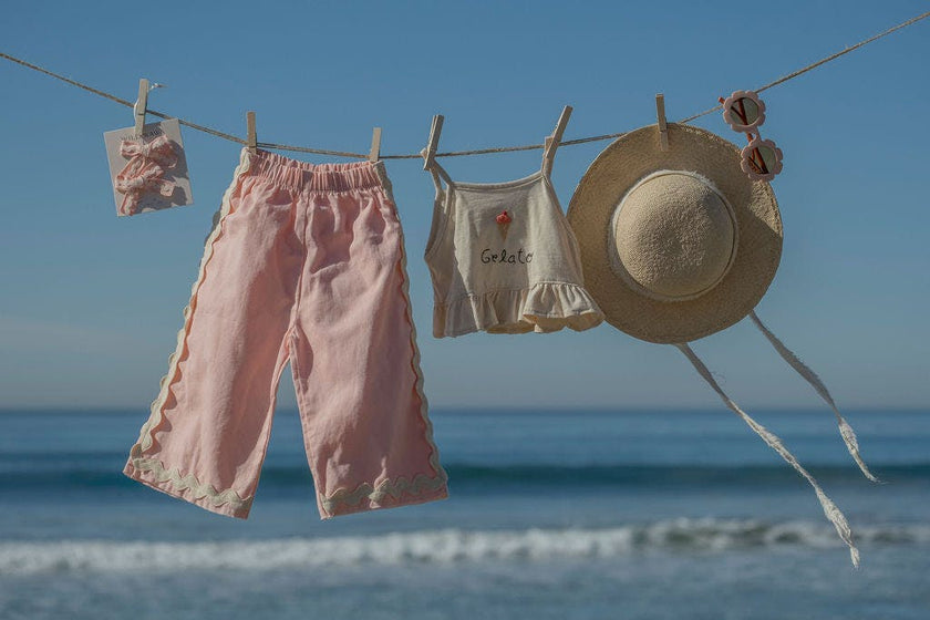 Wide-Leg Pant Set in Gelato