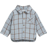 Organic Cotton Plaid Classic Collar Long Sleeve Button-Down Shirt