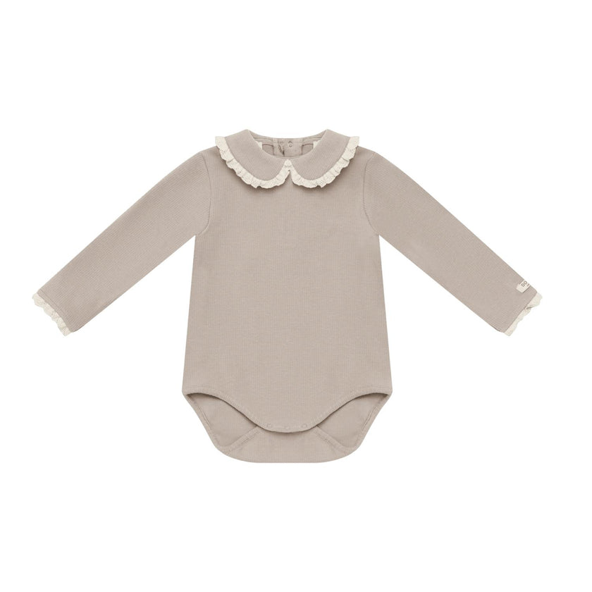 Diete Bodysuit | Grey Violet