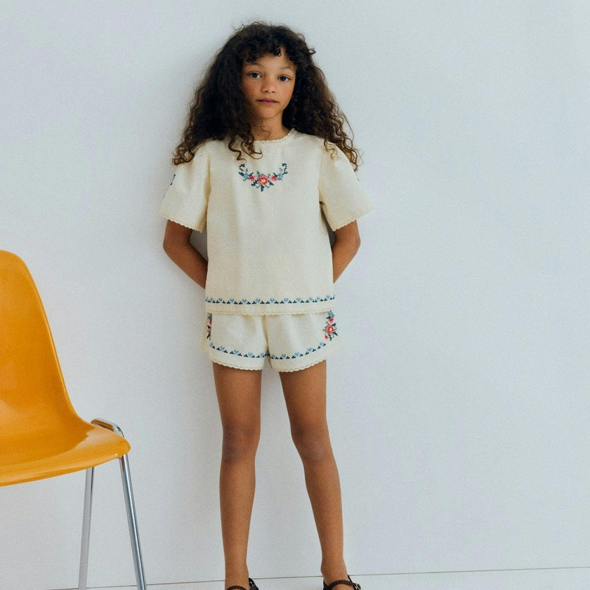 Narcise Short Ecru