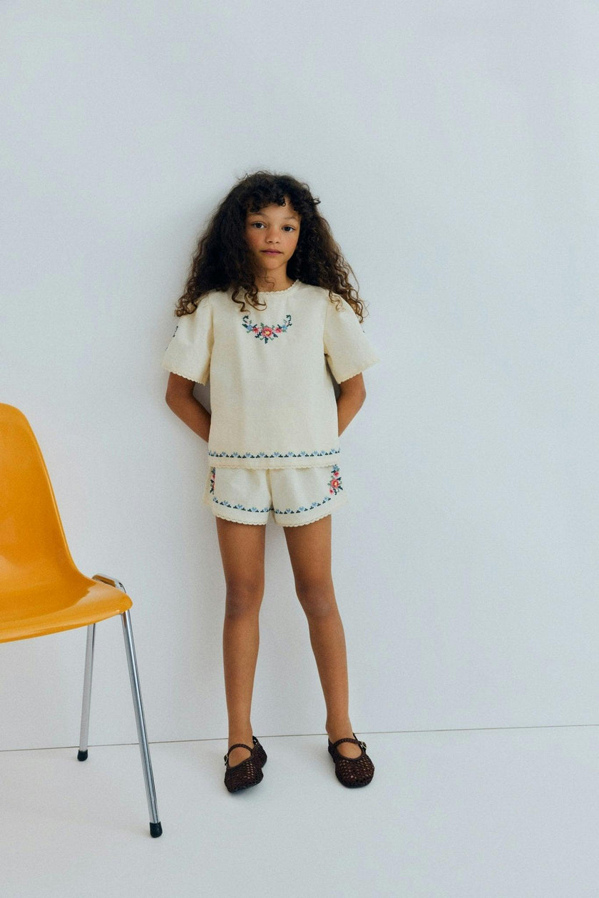 Narcise Short Ecru