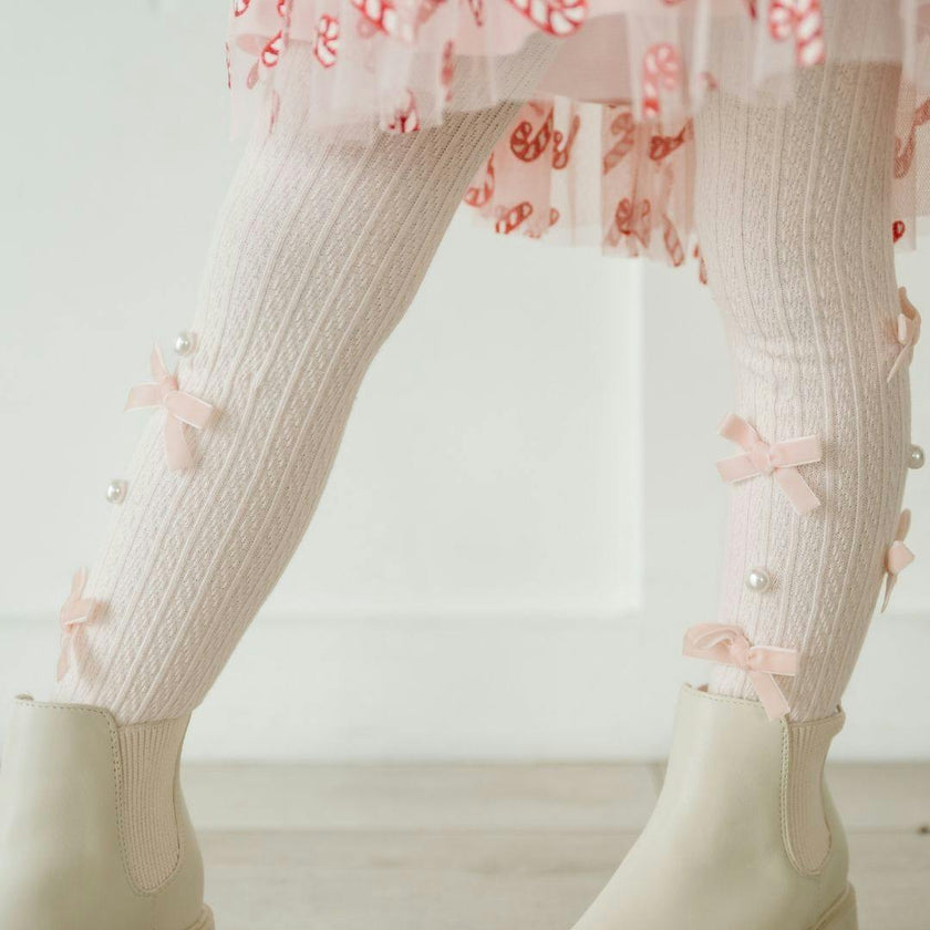 Bedazzled Coquette Tights