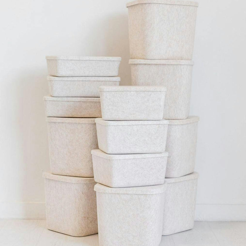 The Sculpted Bin - Original with Lid