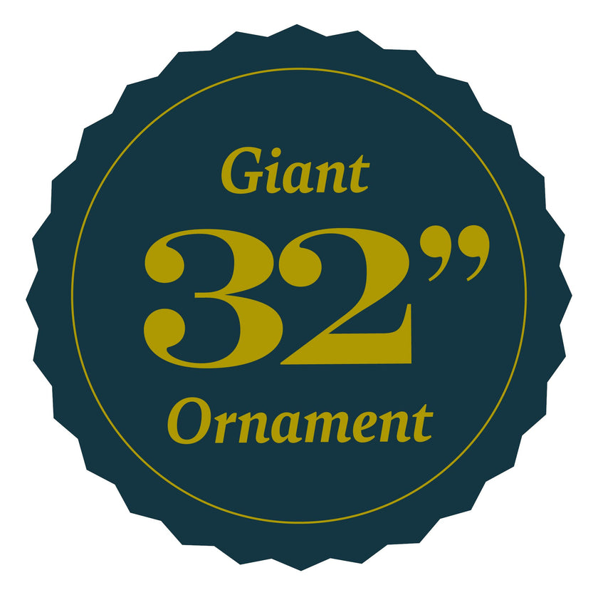 32" Inflatable Holiday Ornament - Gold 3 Pack