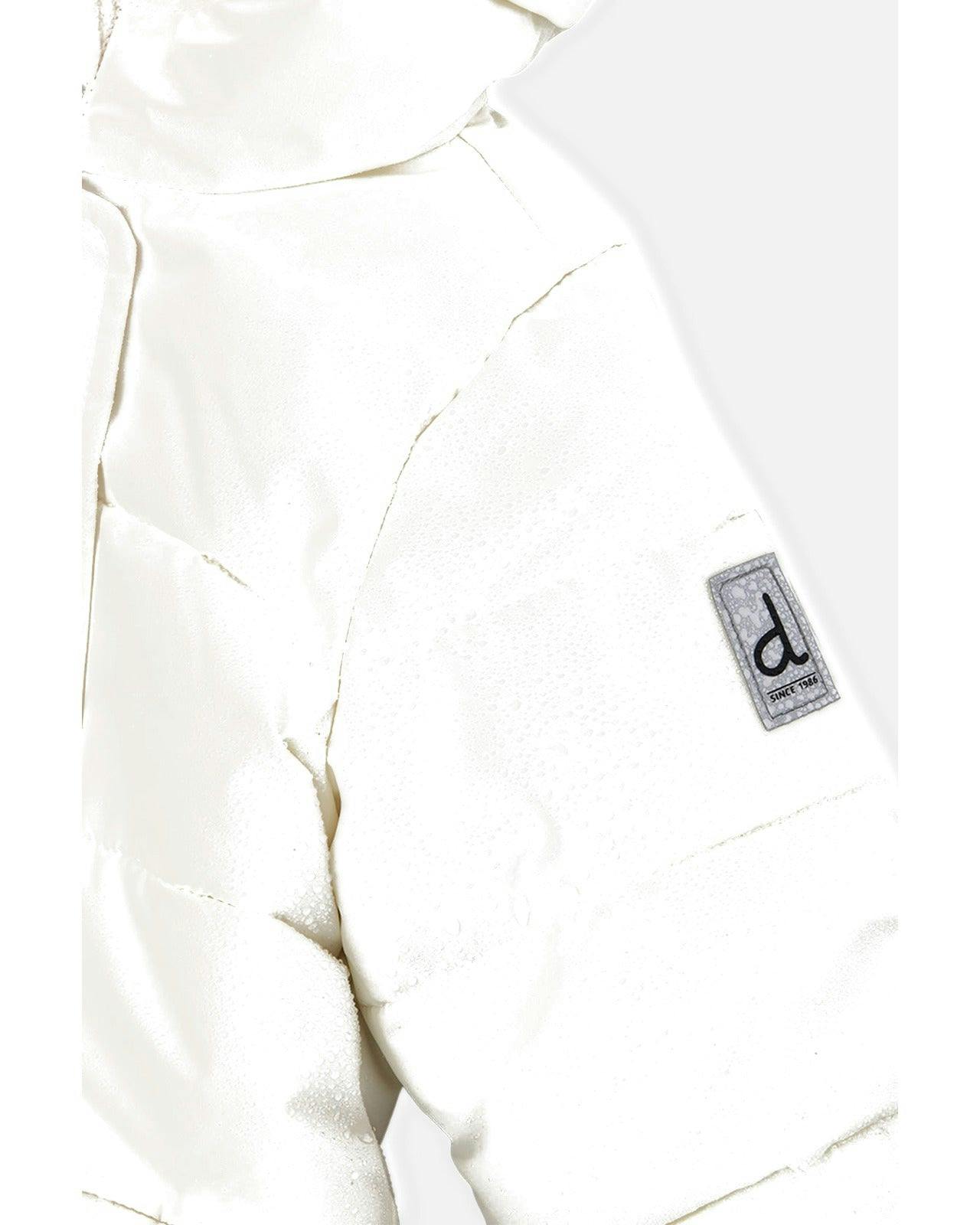 Baby Cloud One Piece Snowsuit Adapted For Car Seats Off White
