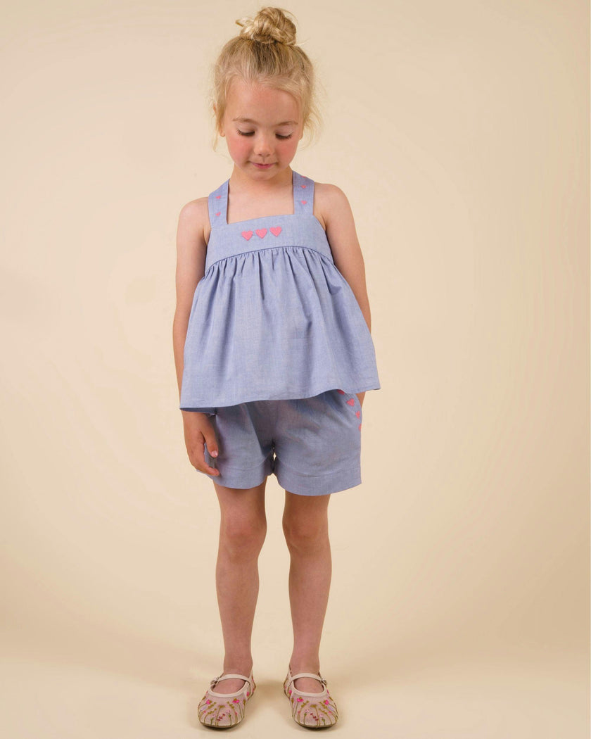 Romy Blouse - Summer Sky