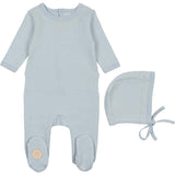 Soft Stitches Footie & Hat Set
