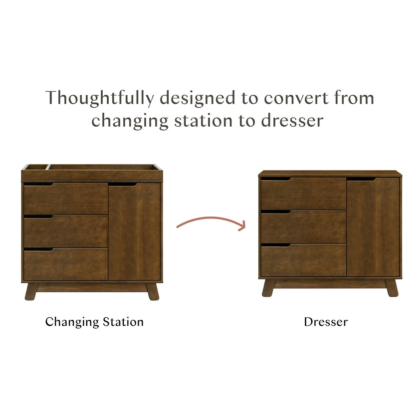 Babyletto Hudson 3-Drawer Changer Dresser with Removable Changing Tray