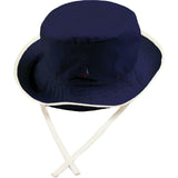 Boat Embroidered Beach Hat in Navy (S-L)