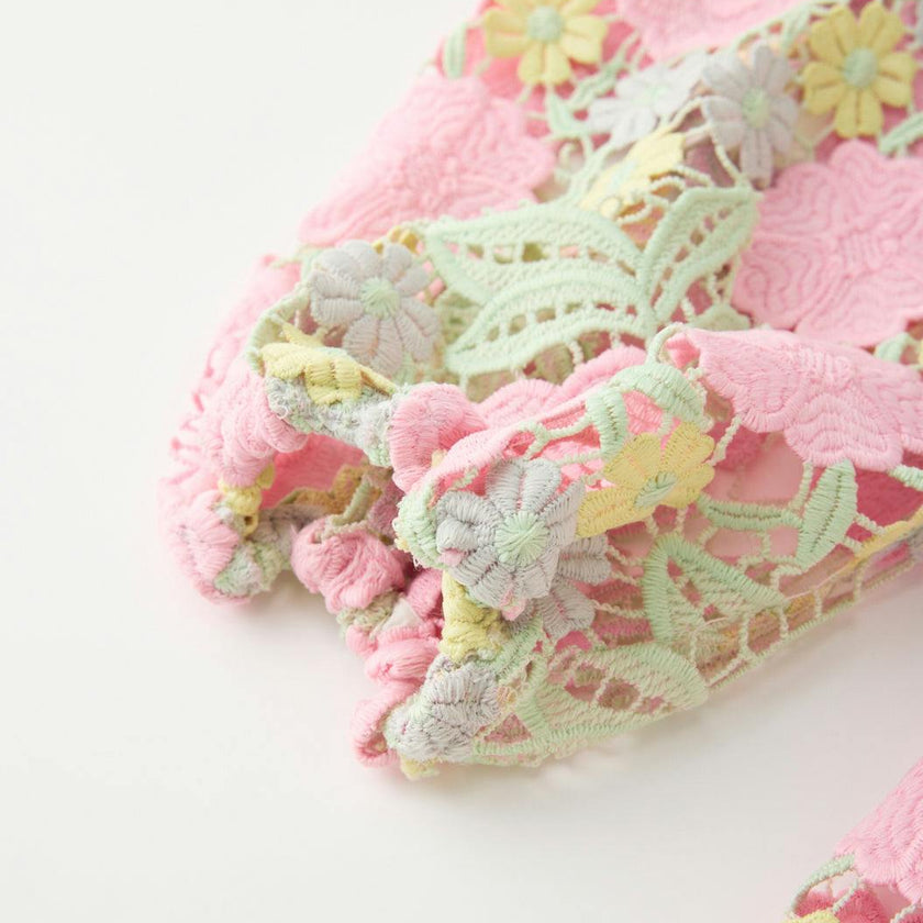 Estella Embroidered Mini Dress