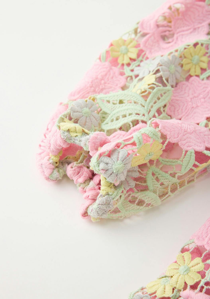 Estella Embroidered Mini Dress