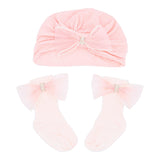 Pink Bow Pearl Lined Gift Set