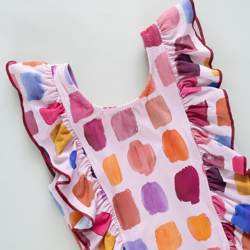 Girls Katniss Suit - Pink Paint Swatches