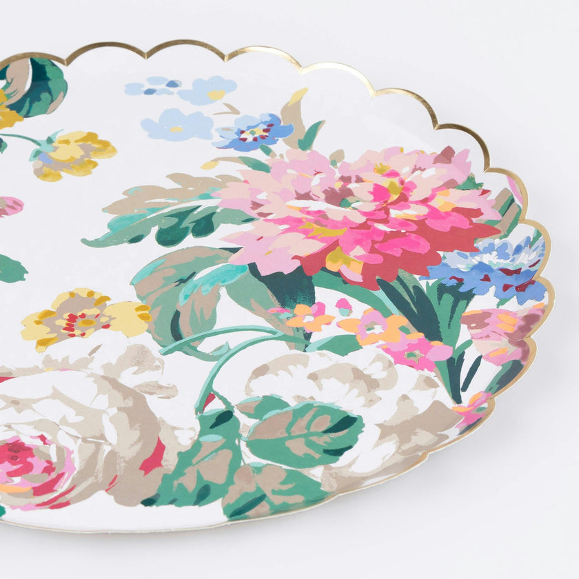 Rococo Floral Dinner Plates