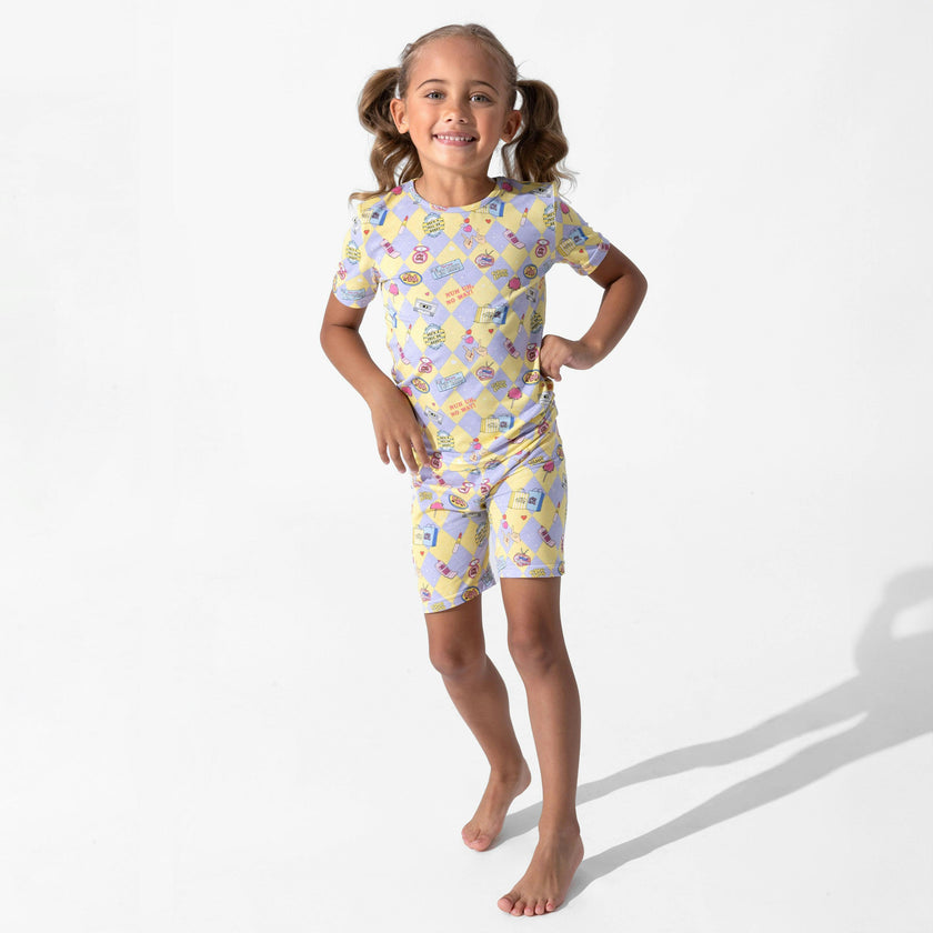 Clueless As If! Bamboo Kids Pajama Short Set
