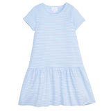Kari T-Shirt Dress - Light Blue Stripe