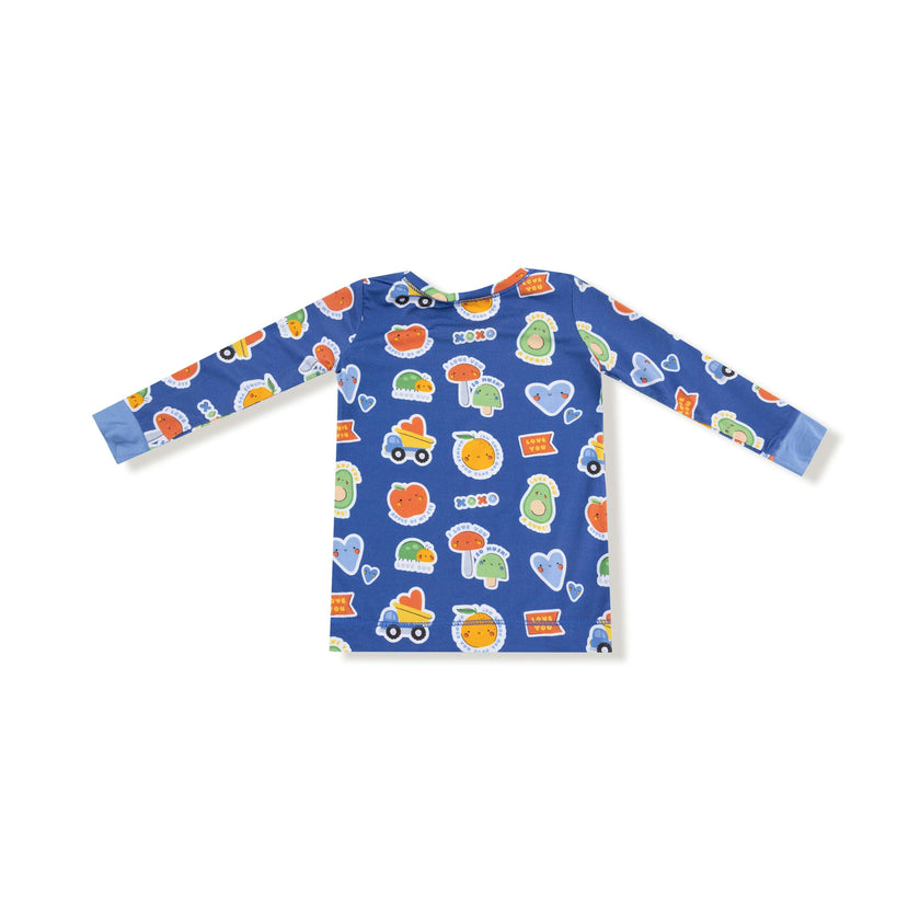 My Funny Valentine - Blue - Long Sleeve Loungewear Set