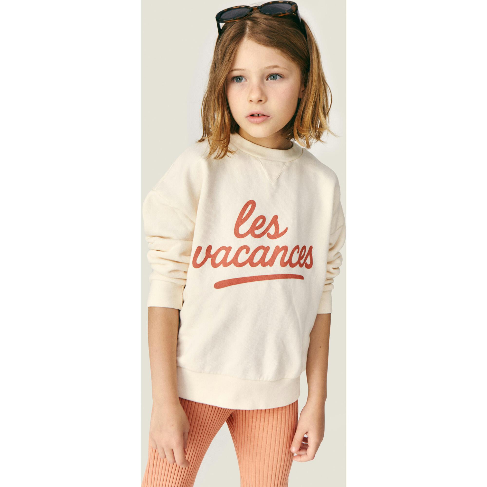 Mipounet SS26 Les Vacances, Sweatshirt Ecru