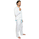 Men's Golf Long PJ Set - Organic Cotton Poplin