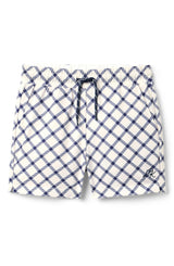 Harrison Sport Short - Navy Cross Plaid