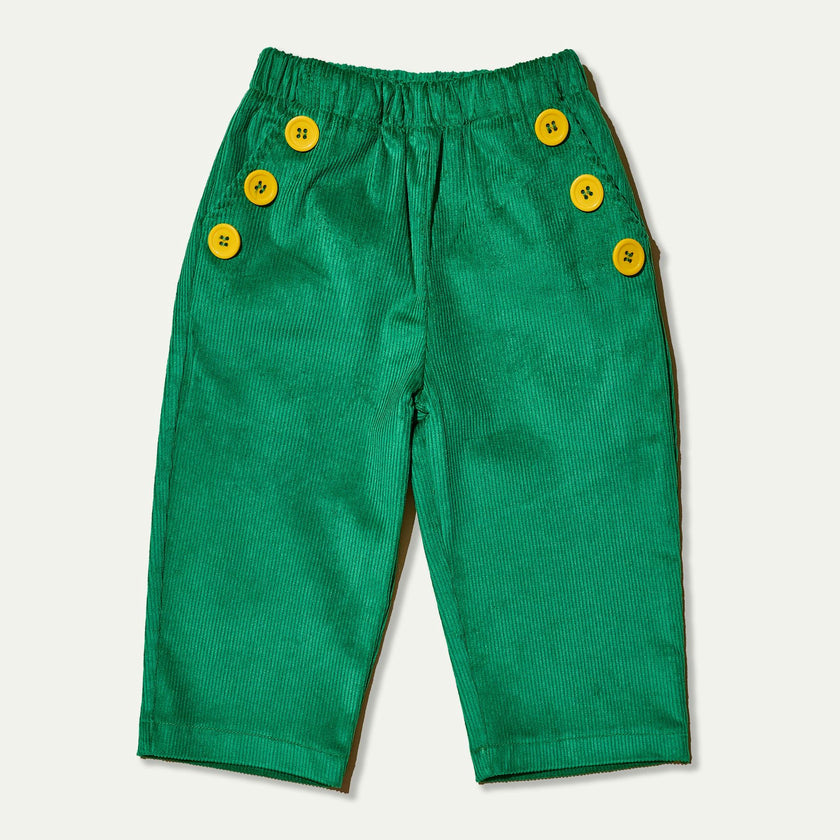Royal Green Cord Pants