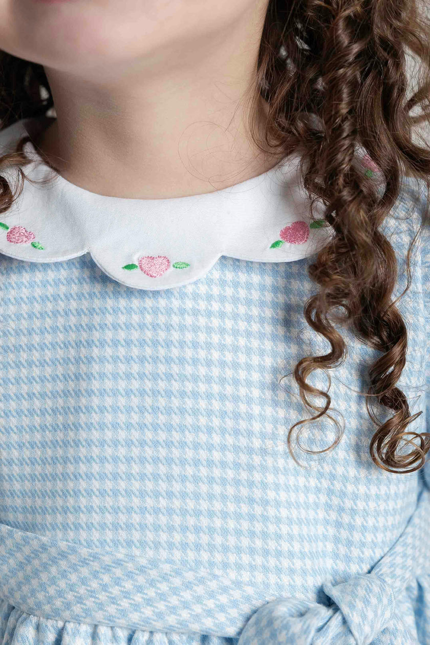 Houndstooth Dress With Hearts