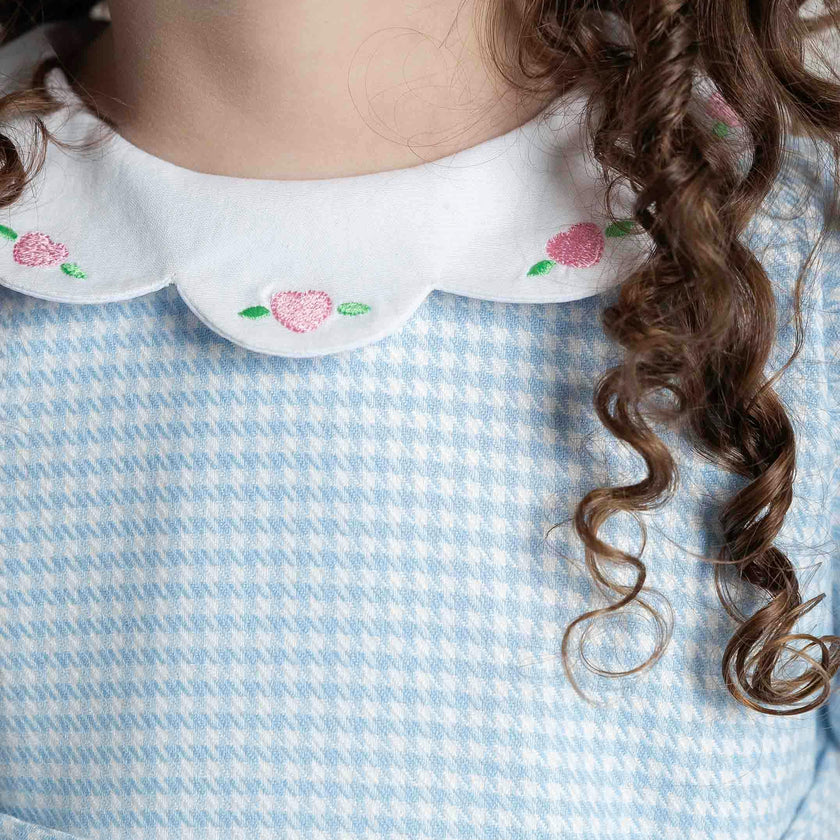 Houndstooth Dress With Hearts