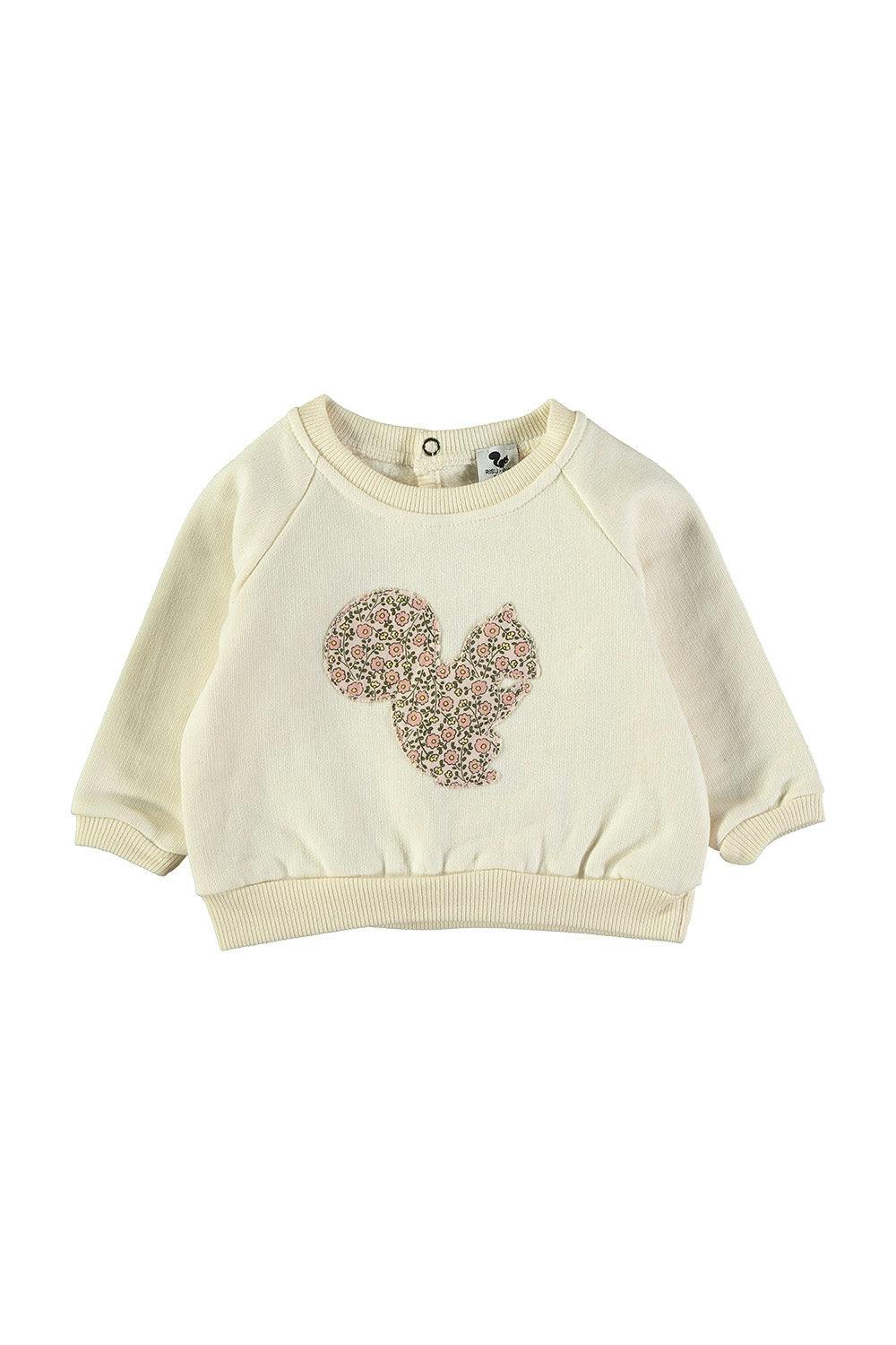 Sweat shirt bébé écureuil