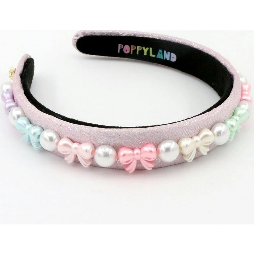 Pastel Bows & Pearls Headband
