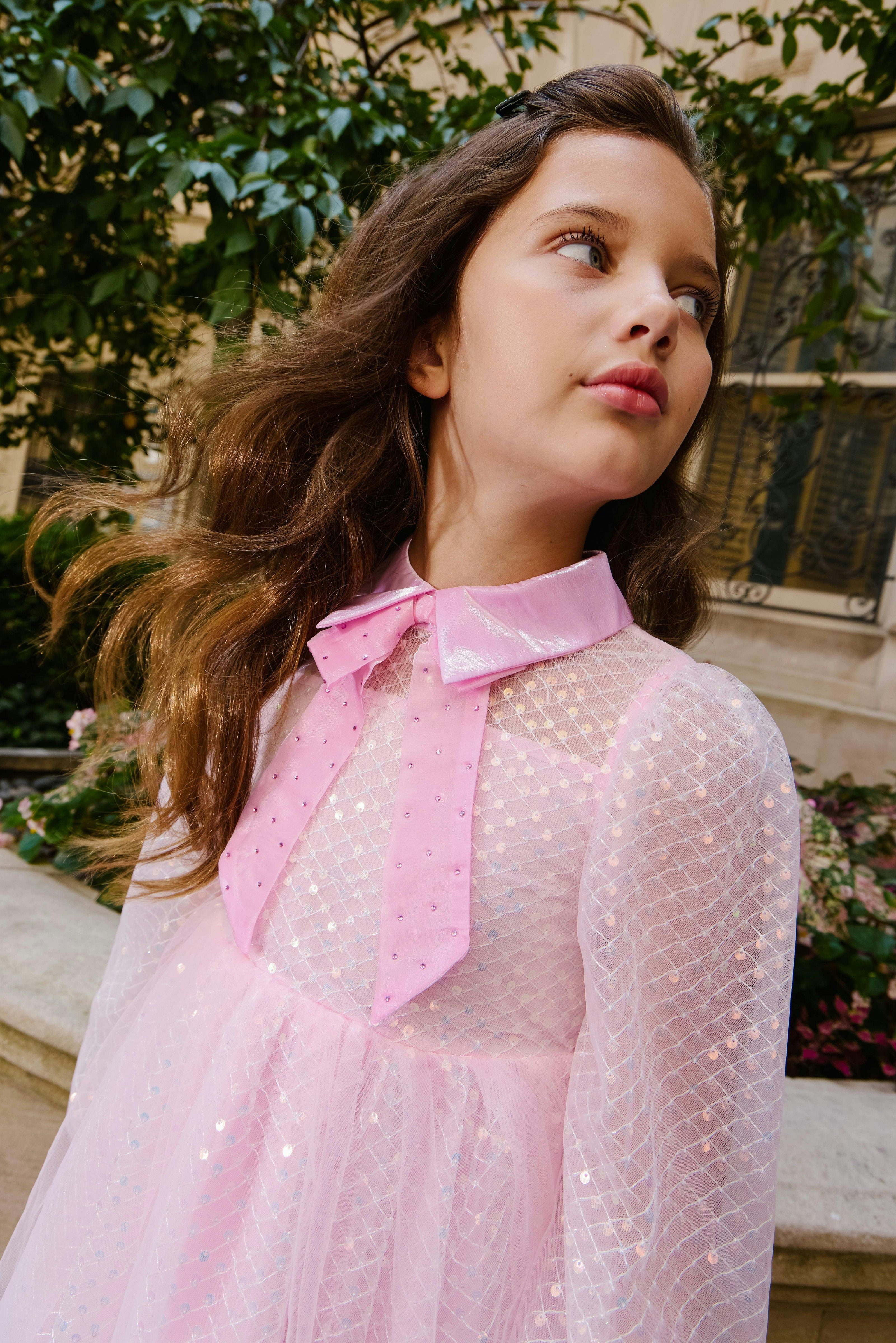 Sequin Party Bow Dress