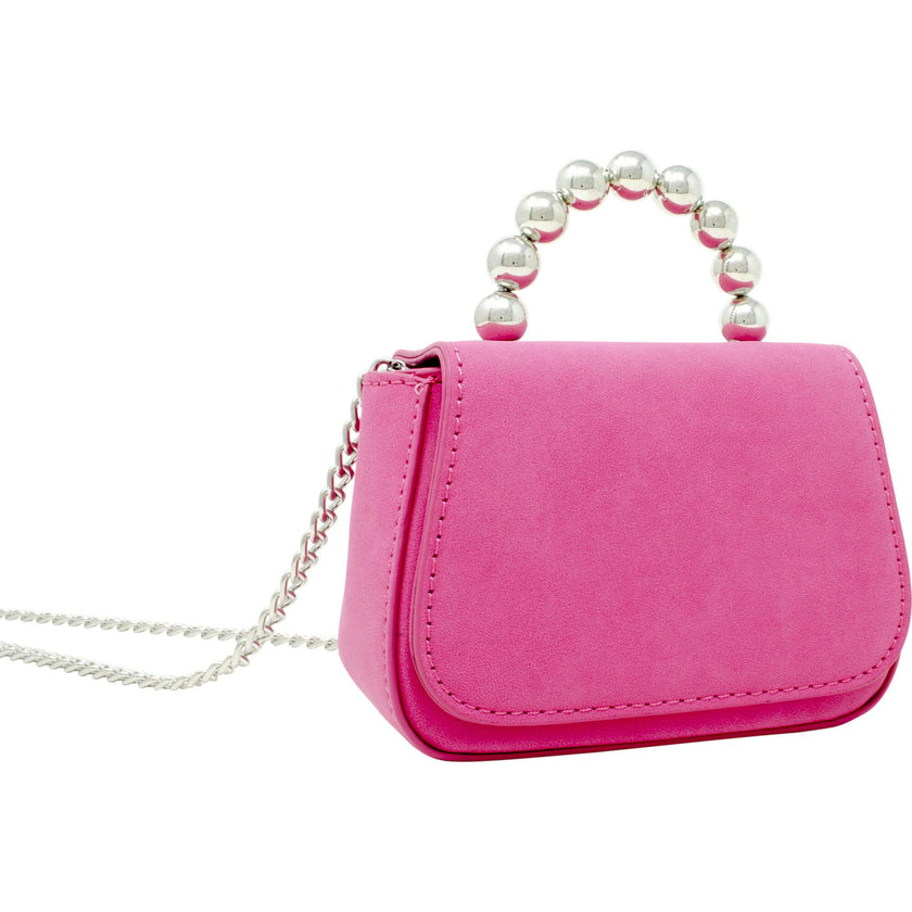 Tiny Metal Pearl Handle Handbag