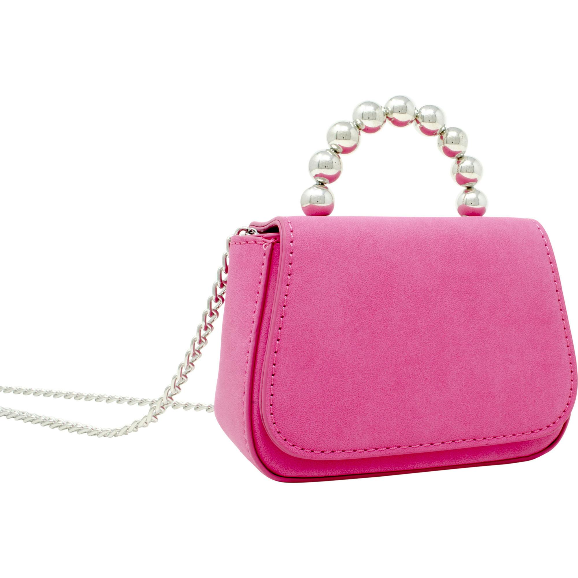 Tiny Metal Pearl Handle Handbag
