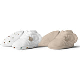 STAY ON 2-PACK BOOTS | CITY BLOCKS + SANDSTONE — Bamboo Organic Cotton Blend, 0–6M