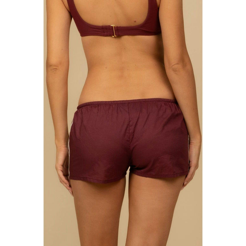Sporty Low-Rise Drawstring Short