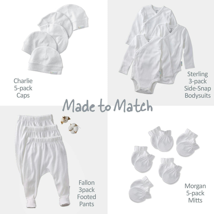 STERLING 3-Pack Side Snap Bodysuit