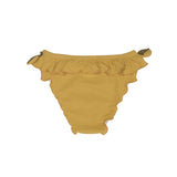 Sisi Lemon Patch Ruffle Waist & Trim Swimming Briefs
