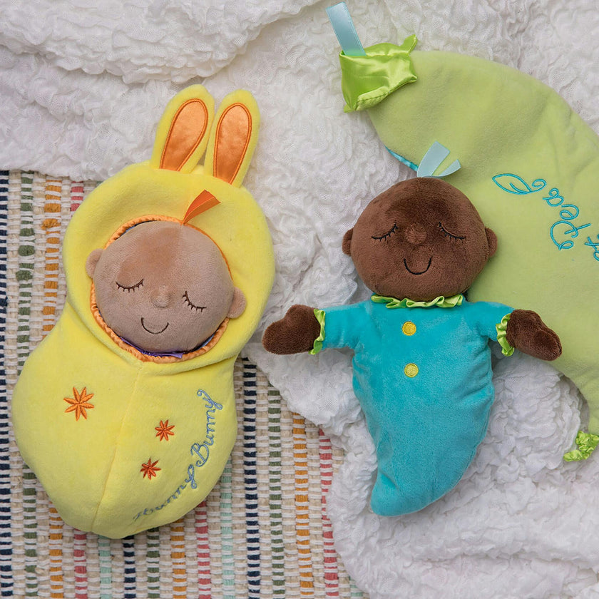 Snuggle Pod Hunny Beige First Baby Doll with Cozy Sleep Sack