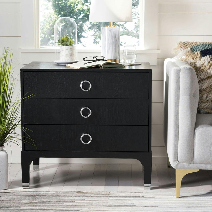 Lorna 3-Drawer Nightstand