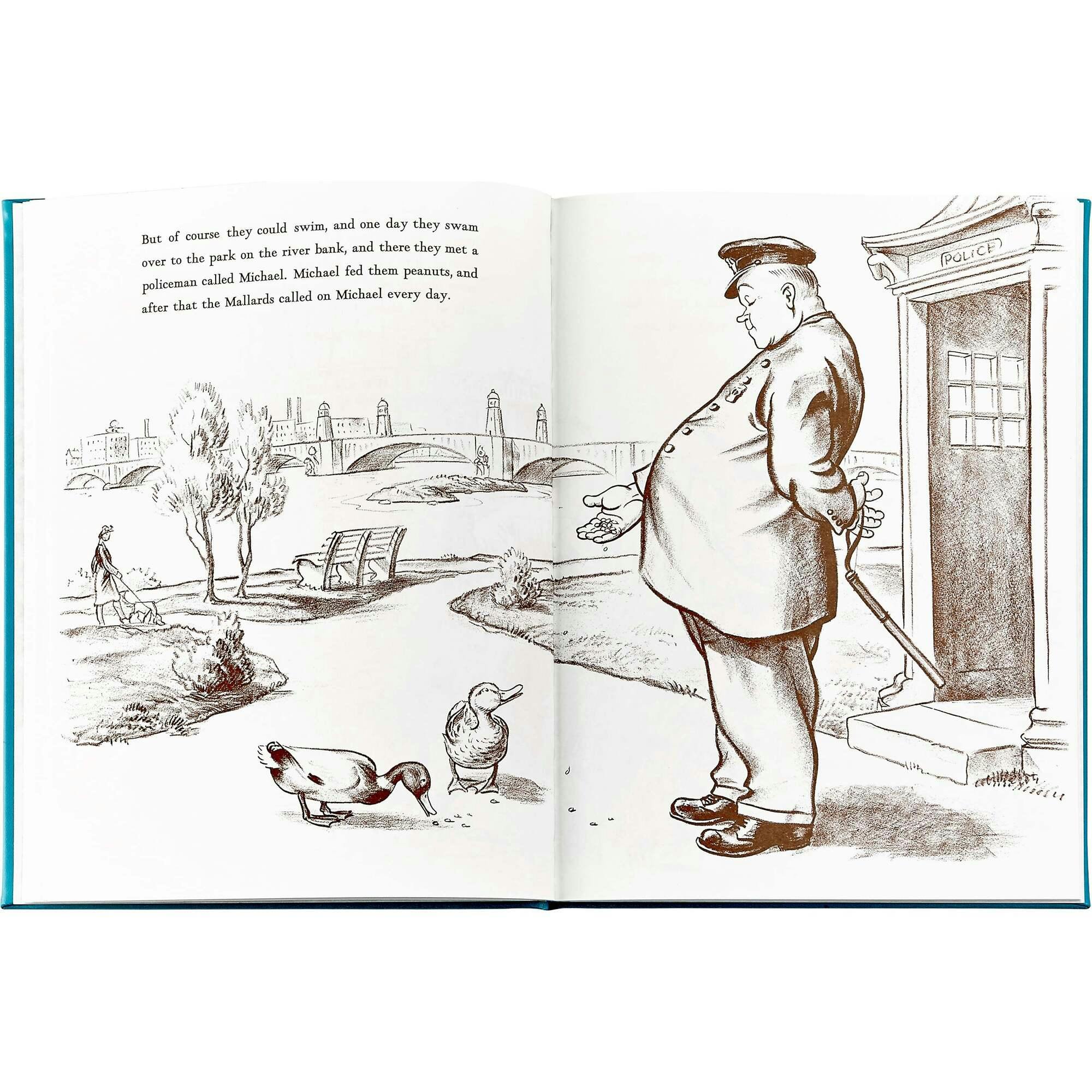 Make Way For Ducklings Leather Bound Classic Children's Book