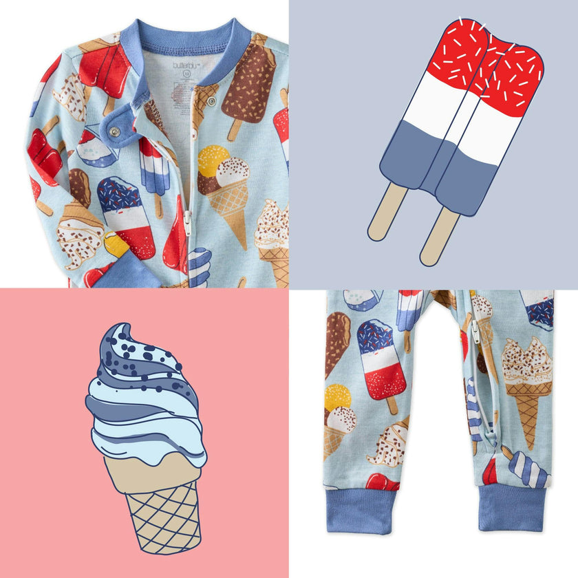 SHAWN Snug-fit Footless Baby Pajamas for Boys & Girls